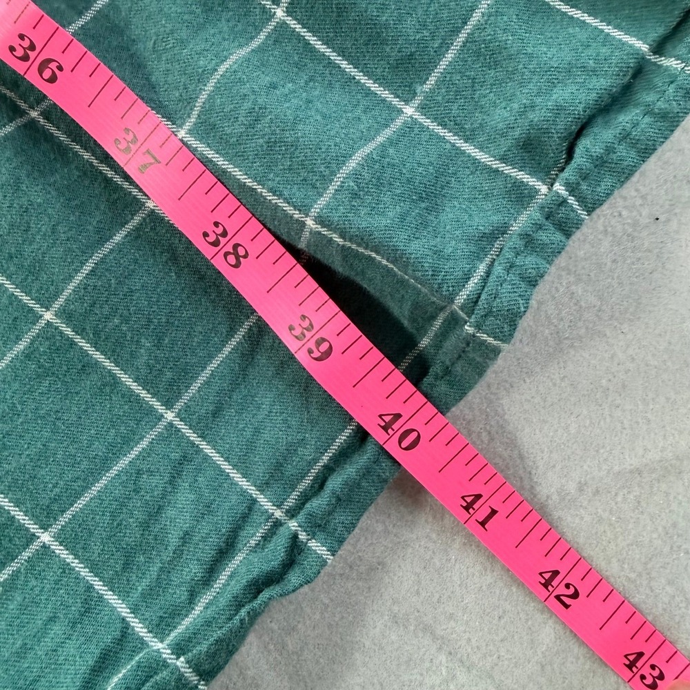 Cottagecore Windowpane Maxi Dress Women Small Teal Tiered Boho Summer - Picture 4 of 6